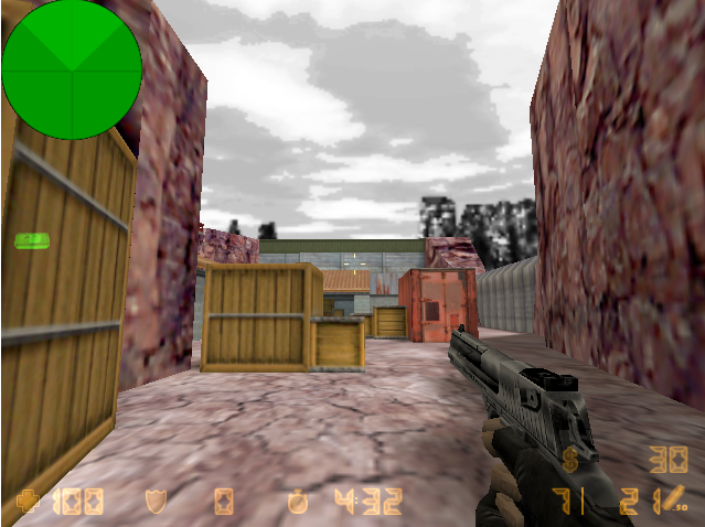 Черно-Белое небо в cs 1.6 steam