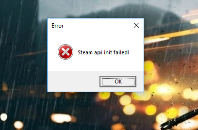 Скачал игру в Steam и при запуске выскакивает ERROR