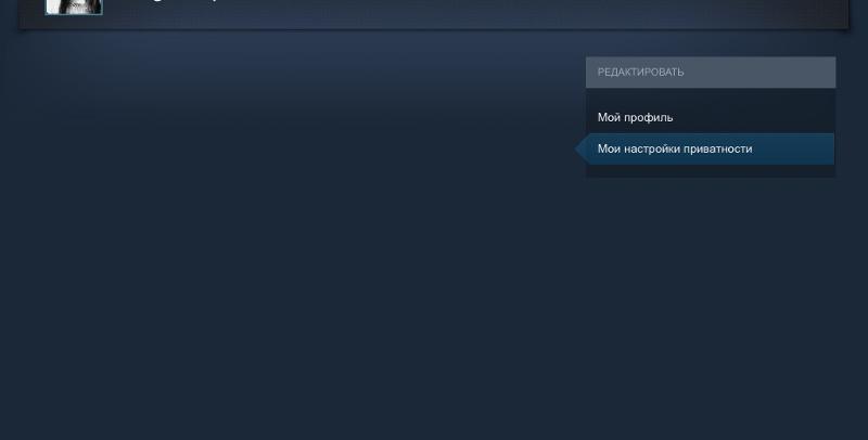 Steam не показывает настройки приватности инвентаря