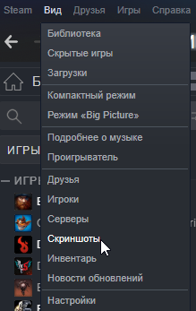 Скриншоты Steam. Где их сейчас найти