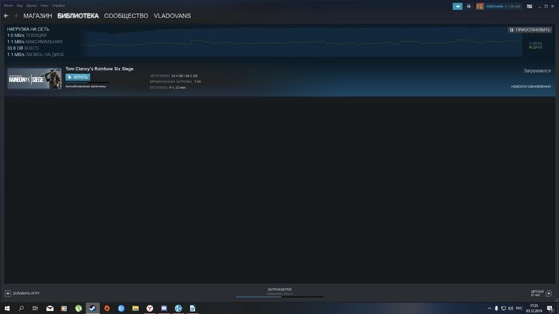 Стим сбросил загрузку, когда я перезапустил клиент, а игры скачалось 37Gb из 71, что делать