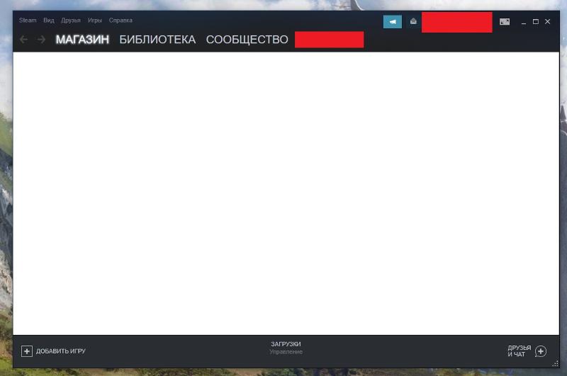 Steam white screen. Помогите решить фигню с белым экраном