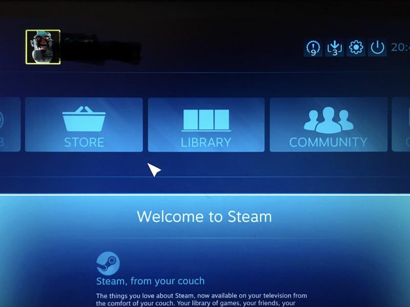 Приложение steam приняло другой стиль