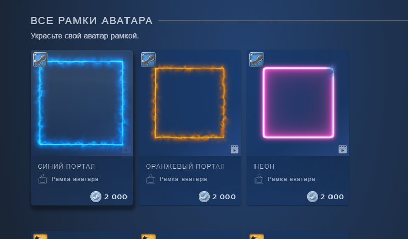 Steam оформление профиля