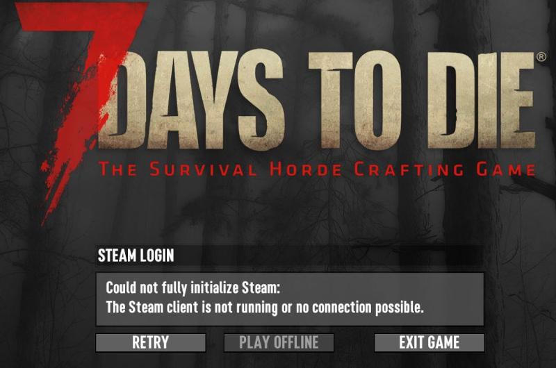 У кого проблемы со стимом, вернее с игрой 7 Days to Die