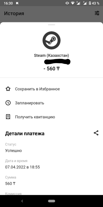 Хотел бы пополнить баланс Steam в Тенге, но не как не получается, вылазит всё время ошибка платежа