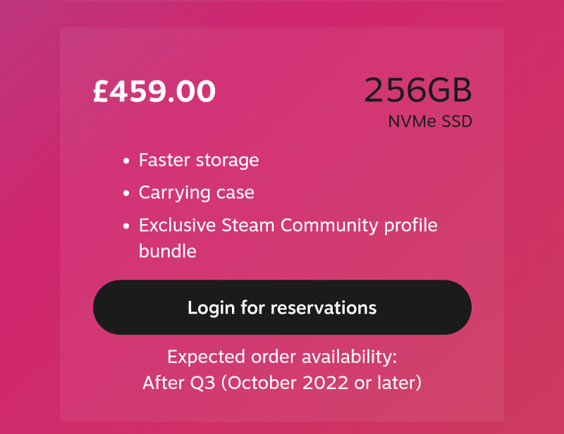 Вы бы купили steam deck за 130к рублей 256Gb