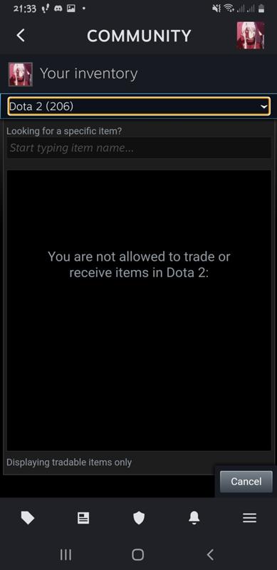 Что делать нельзя трейдится стим You are not allowed to trade or receive items in Dota 2