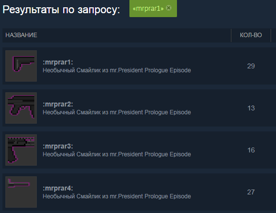 Steam. Оформление. Смайлы